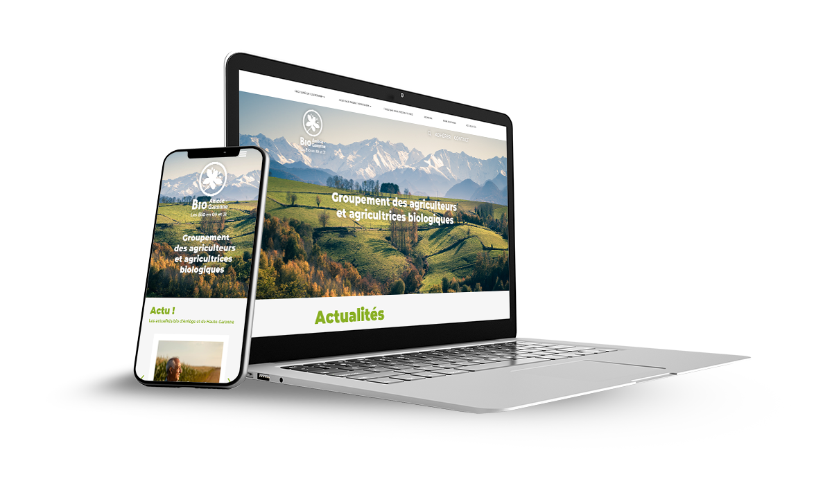 Bio Ariège Garonne - aperçu du site